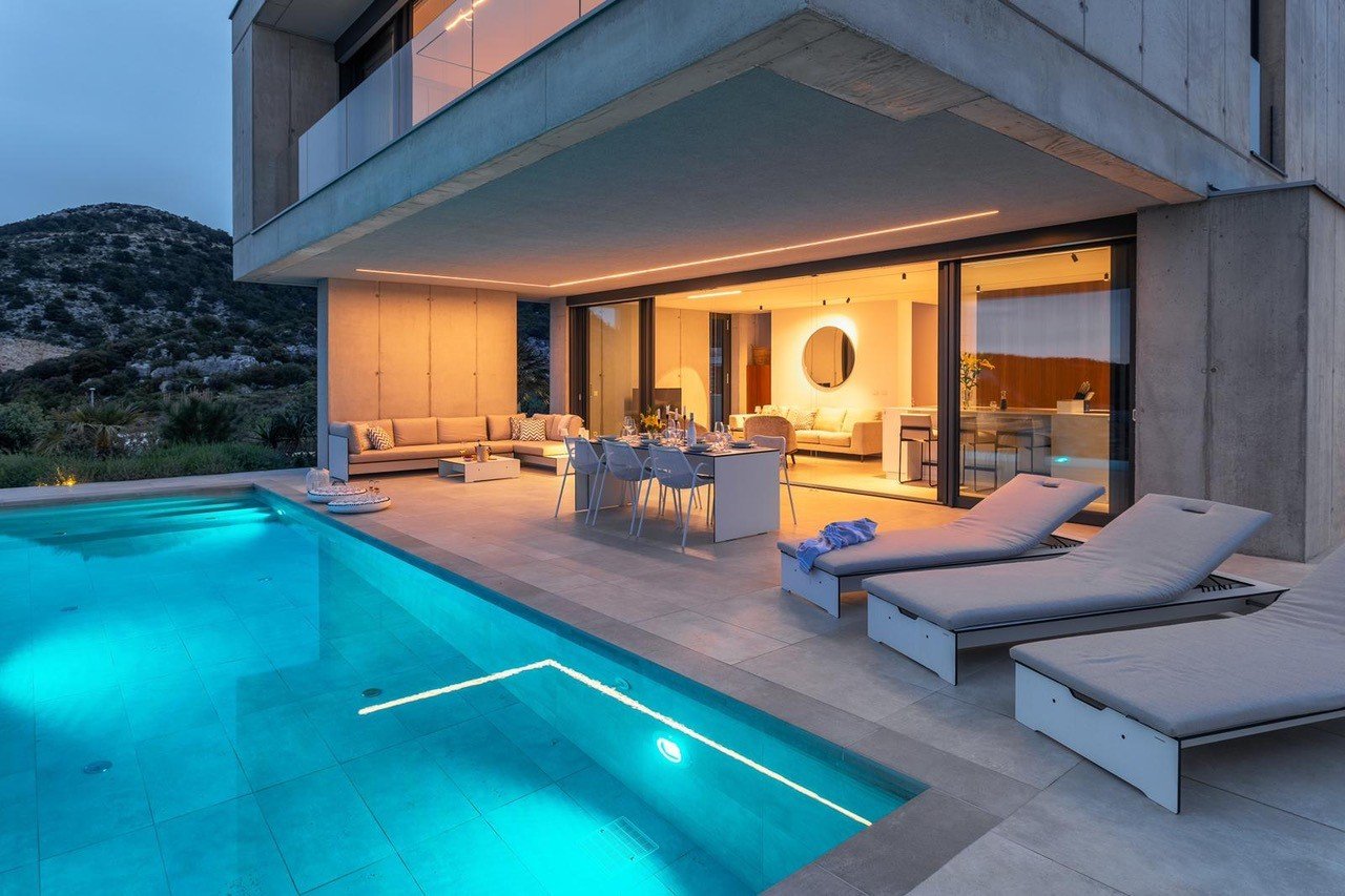 Hvar luxury pool villa